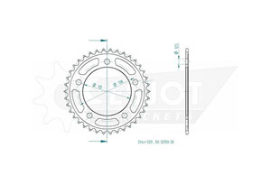 Kit chaine Honda X-Adv 750 2016