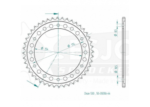 Kit chaine Honda Vfr 800 F