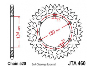 Kit chaine Kawasaki Kdx 175