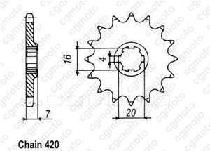 Kit chaine Suzuki Ts 50 Xk Auto