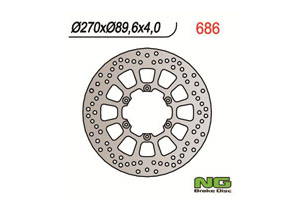 Disque de frein fixe avant gauche MADISON 400 '02-'03