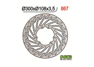 Disque de frein fixe avant pour Derbi SENDA DRD SM, PRO 50 '07-08, RIEJU SMX PRO '07-08