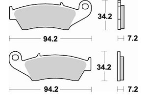 PLAQUETTES de FREIN BRAKING 772CM46