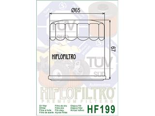 Filtre à huile Hiflofiltro HF199 Polaris