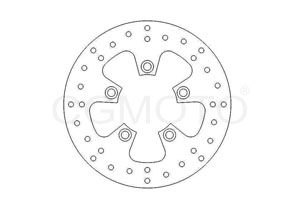 Disque de Frein Piaggio DIS1244 Ø260mm