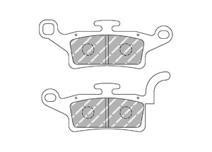 Plaquette de frein Organique Eco-Friction Route