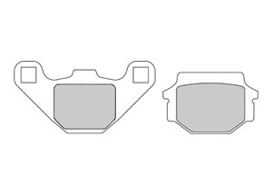 Plaquette de frein Organique Eco-Friction Route