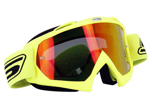 Masque Cross ECO Jaune Fluo