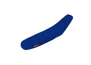 Housse de selle TM MX-EN 125 250 450 530 2003-2007 TOP BLUE- SIDE BLUE-STRIPES BLUE (M1010-3BLBLBL)