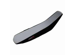 Housse de selle TM MX 85 08-20 TOP WHITE- SIDE BLACK (M1014-2WB)