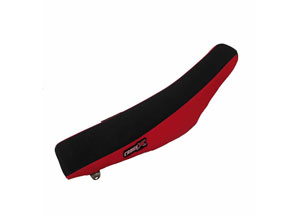 Housse de selle HONDA CRF 250 04-09 CRFX 250 04-16 CRF 450 05-08 CRFX 450 05-16 TOP BLACK- SIDE RED (M110-2BR)