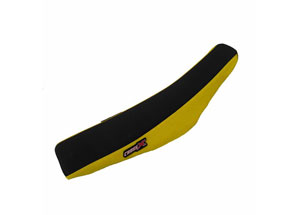 Housse de selle SUZUKI DRZ 400 01-20 TOP BLACK- SIDE YELLOW (M313-2BY)