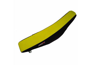 Housse de selle SUZUKI DRZ 400 01-20 TOP YELLOW- SIDE BLACK (M313-2YB)