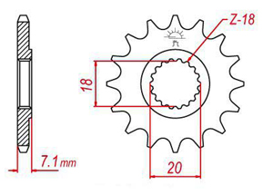 Pignon TT Esjot Lightweight