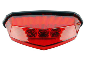 Feu Arrière Led Rouge :10 leds : 142 x 39mm : Profondeur 82 mm homologué