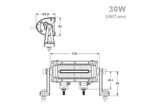 Projecteur LED 30W