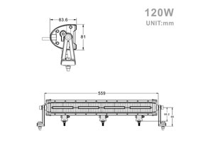 Projecteur LED 120W