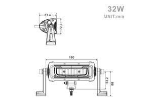 Projecteur LED 32W