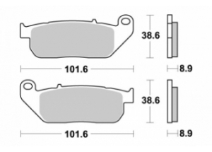 Plaquettes de frein spéciale CUSTOM SERIES Semi-Métal