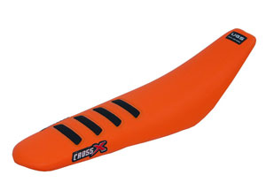 Housse de selle KTM SXF 250-450 16-18 SX 125-150 16-18 SX 250 17-18 EXC 17-19 UGS COLOR WAVE ORANGE-BLACK (UFM518-2OB)