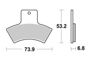 Plaquette Vesrah Métal Fritté