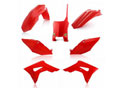 Kit plastique 5 elements HONDA CRF450R 17 - Rouge