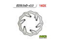 Disque de frein petale avant fixe pour EXC125, 200, 300, 400, HUSABERG FE400, 501, 600