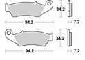 PLAQUETTES de FREIN BRAKING 772CM46