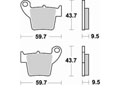 PLAQUETTES de FREIN BRAKING 886CM46