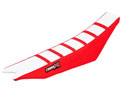 Housse de selle BETA RR-RS 2013-2019 TOP WHITE- SIDE RED-STRIPES RED (M912-3WRR)