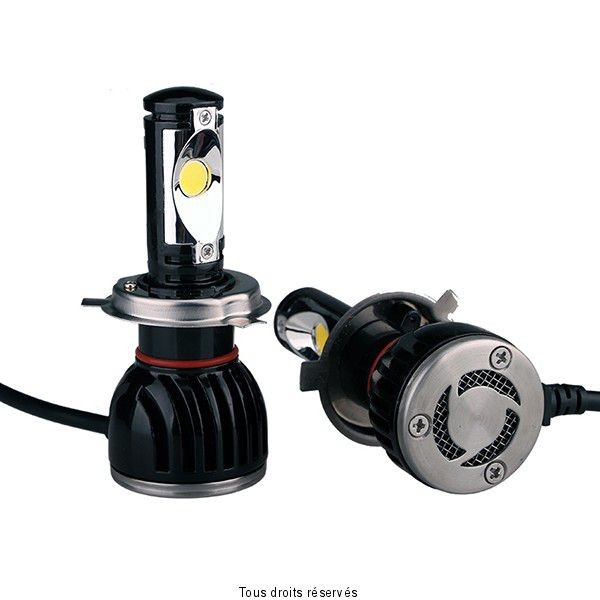 Ampoule H4 LED + Ballast Code et Code/Phare 16W - 2200 Lumens Sifam
